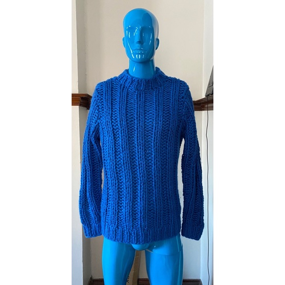 NWT ASOS Rare Heavyweight Hand Knitted Rib Sweater S - Picture 5 of 9